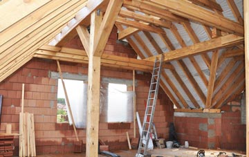 Dennington Hall attic trusses