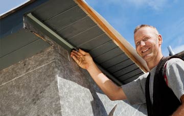 soffit installation Dennington Hall